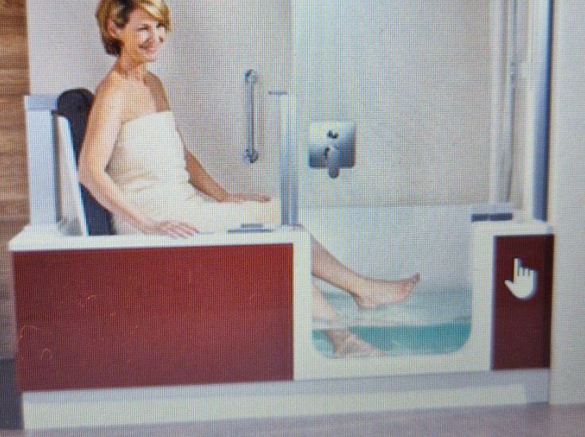 Artweger Vasche da bagno: Badewanne mit verstellbarem Sitz und Türe – Usato da Hittnau venduto da cornel.knobel 6