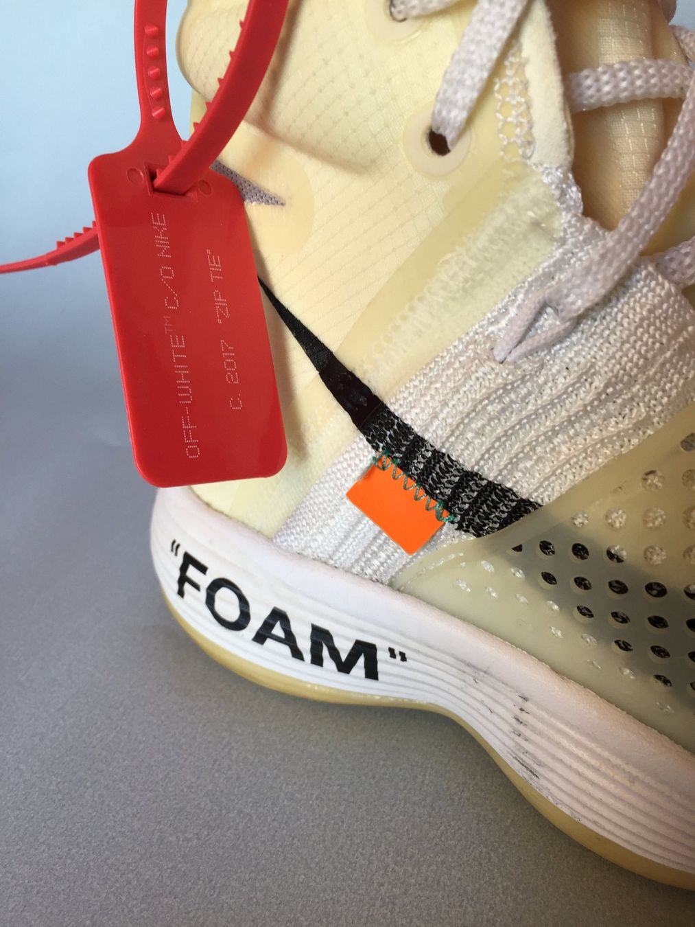 Off-White Herrenschuhe: Nike React Hyperdunk 2017 Flyknit Off-White "The Ten" 45 – Gebraucht aus Genève von ang_7j7j 8