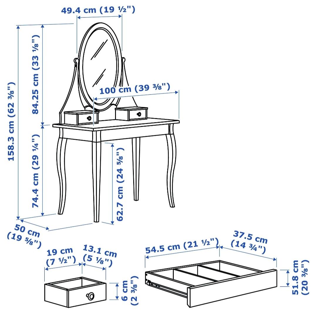 Ikea Tavoli da trucco: Schminktisch – Usato da Rüegsauschachen venduto da jan_x2kj 1