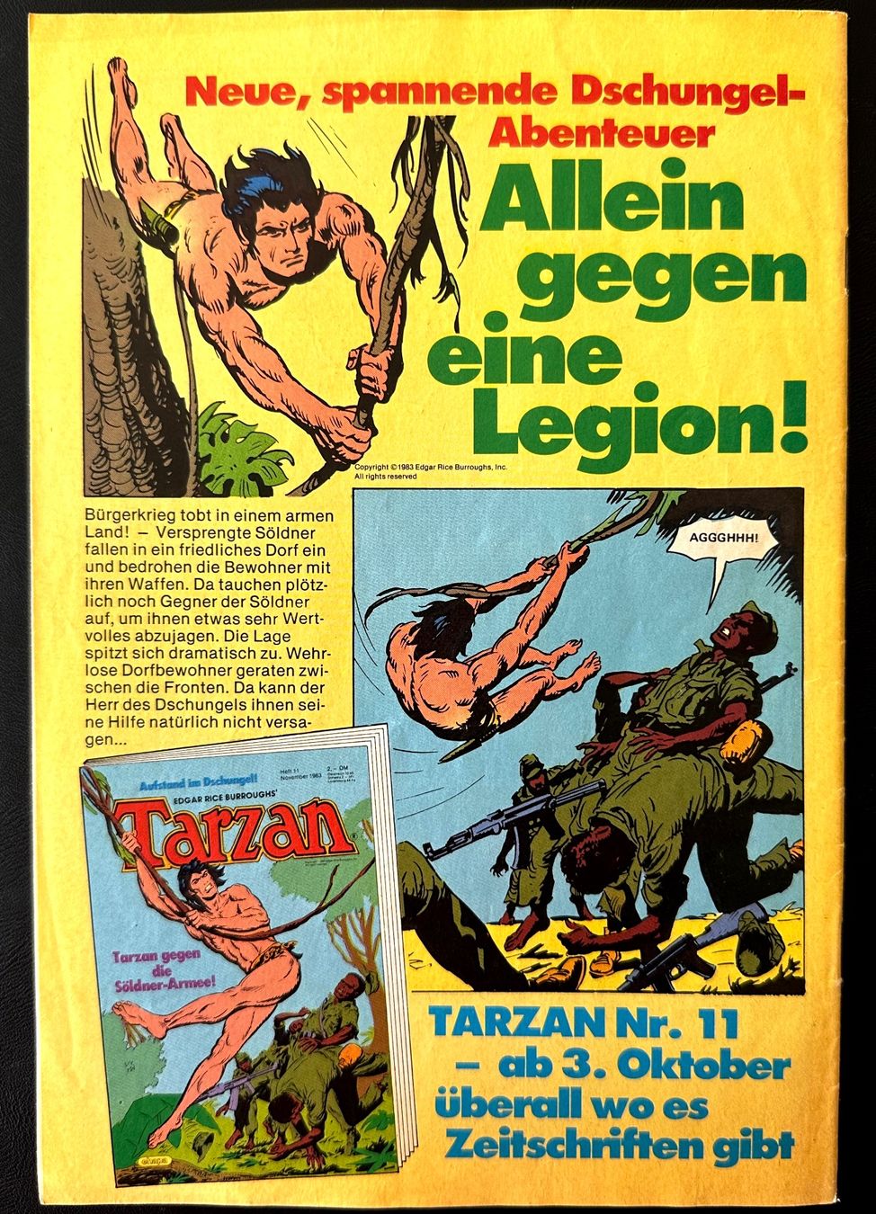 Fumetti: Tarzan Heft Nr. 10 1983 – Usato da Seltisberg venduto da quadartswiss 1