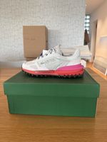 Lacoste Turnschuhe grau/rot mit Schnürung Grösse 37.5 neu