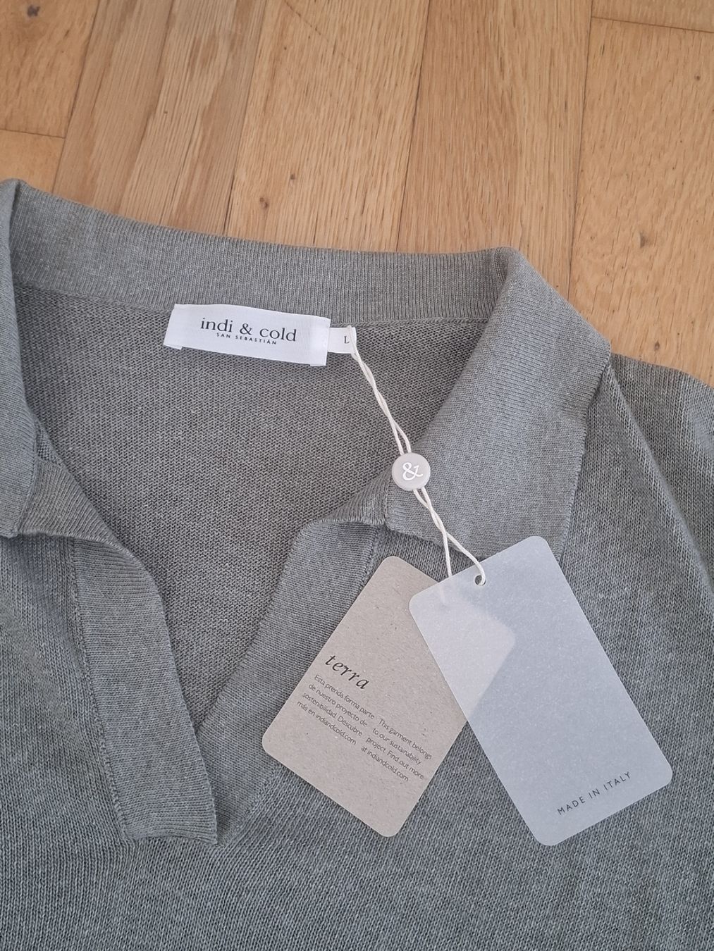 Magliette Polo: Strick-Poloshirt von indi  & cold – Nuovo e nell'imballaggio originale da Wetzikon ZH venduto da jesszs 1