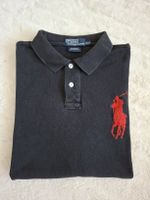 Polo Ralph Lauren noir logo rouge taille XL 