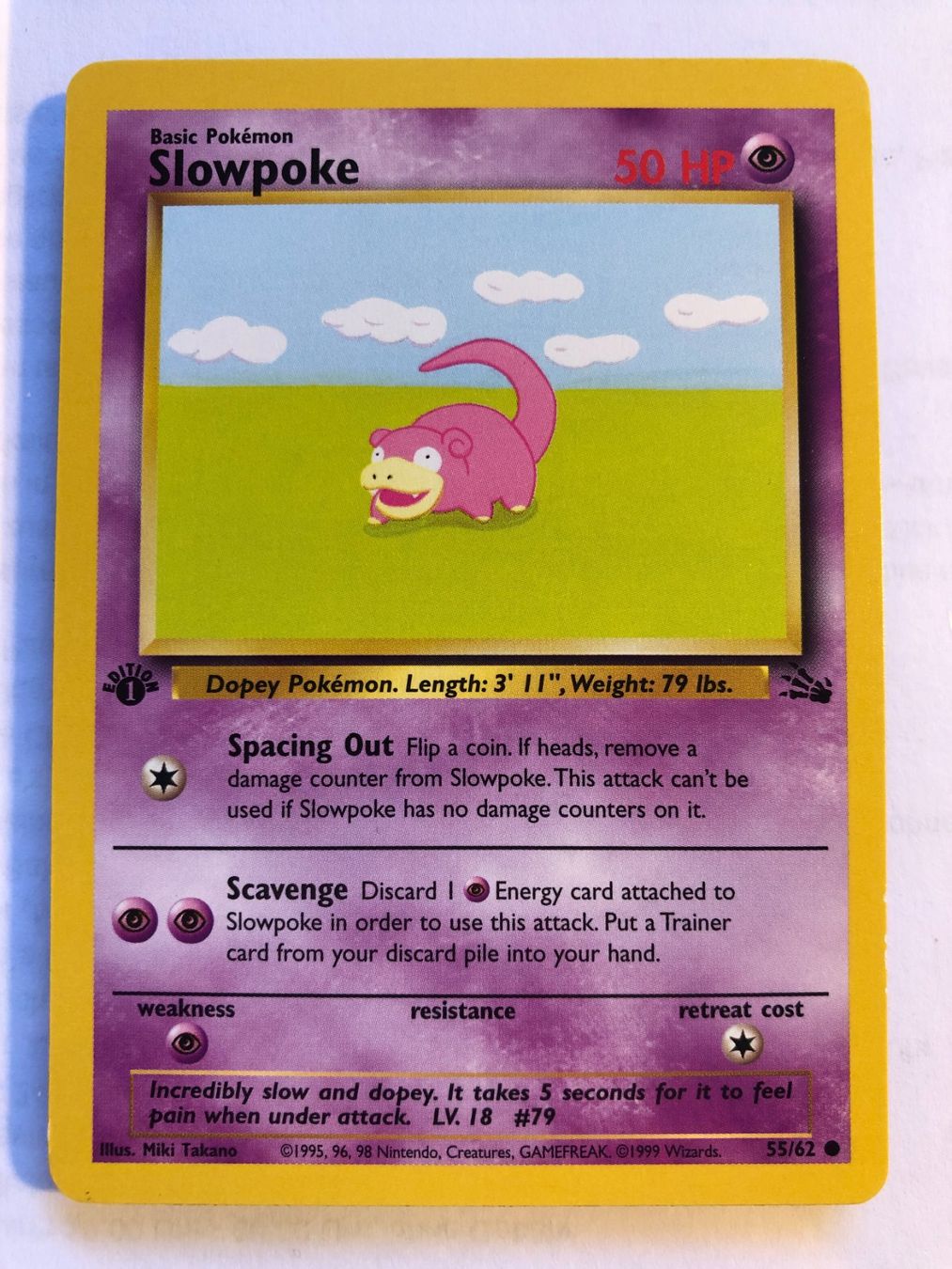 Carte collezionabili: Slowpoke 1st Fossil - MINT - ab 1.- – Usato da Giubiasco venduto da dan_pr8b