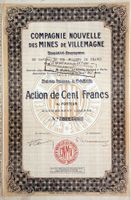 Compagnie Nouvelle des Mines de Villemagne SA, Paris - 1924