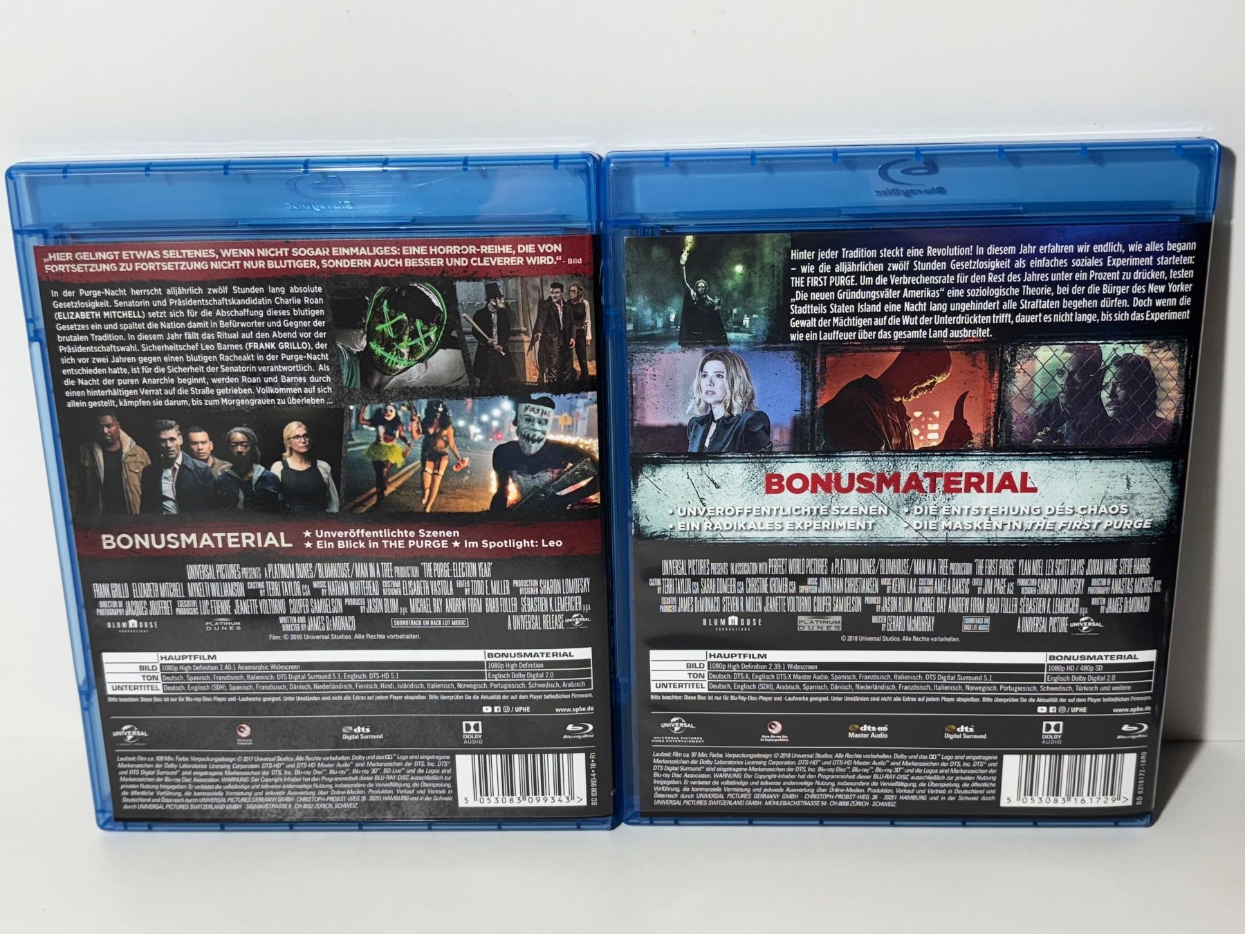 Tutti i DVDs: The Purge 1-4 Blu Ray – Usato da Wilderswil venduto da Sstriker 4