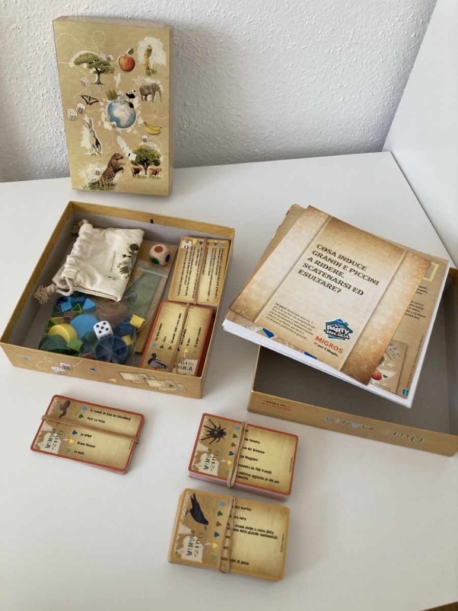 Migros Giochi: Quiz Mania - Jeu de société Migros – Nuovo (secondo la descrizione) da Biel/Bienne venduto da almercaa 1