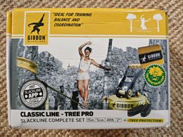 Gibbon Slackline Classic Line Tree Pro Set 15m
