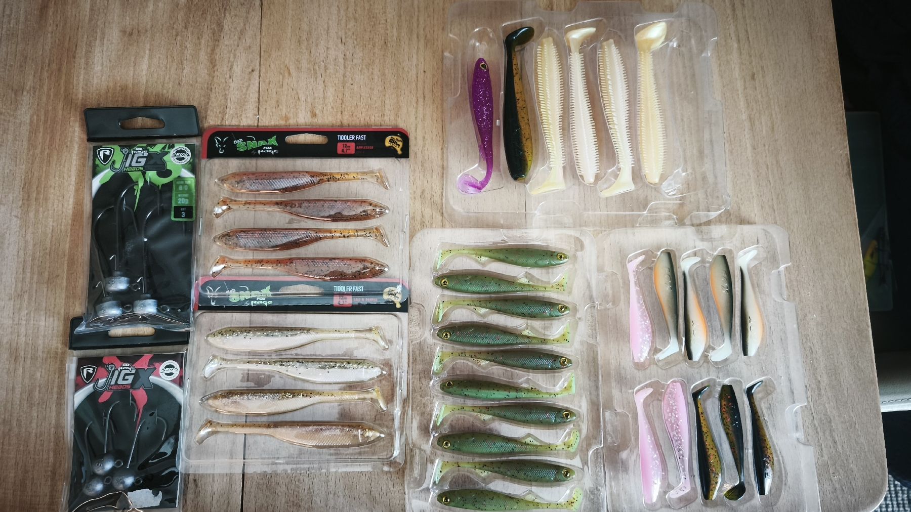 Köder: Fox Rage Paket 🦊 Gummis Jigs – Neu und originalverpackt aus Sarnen von sebalant