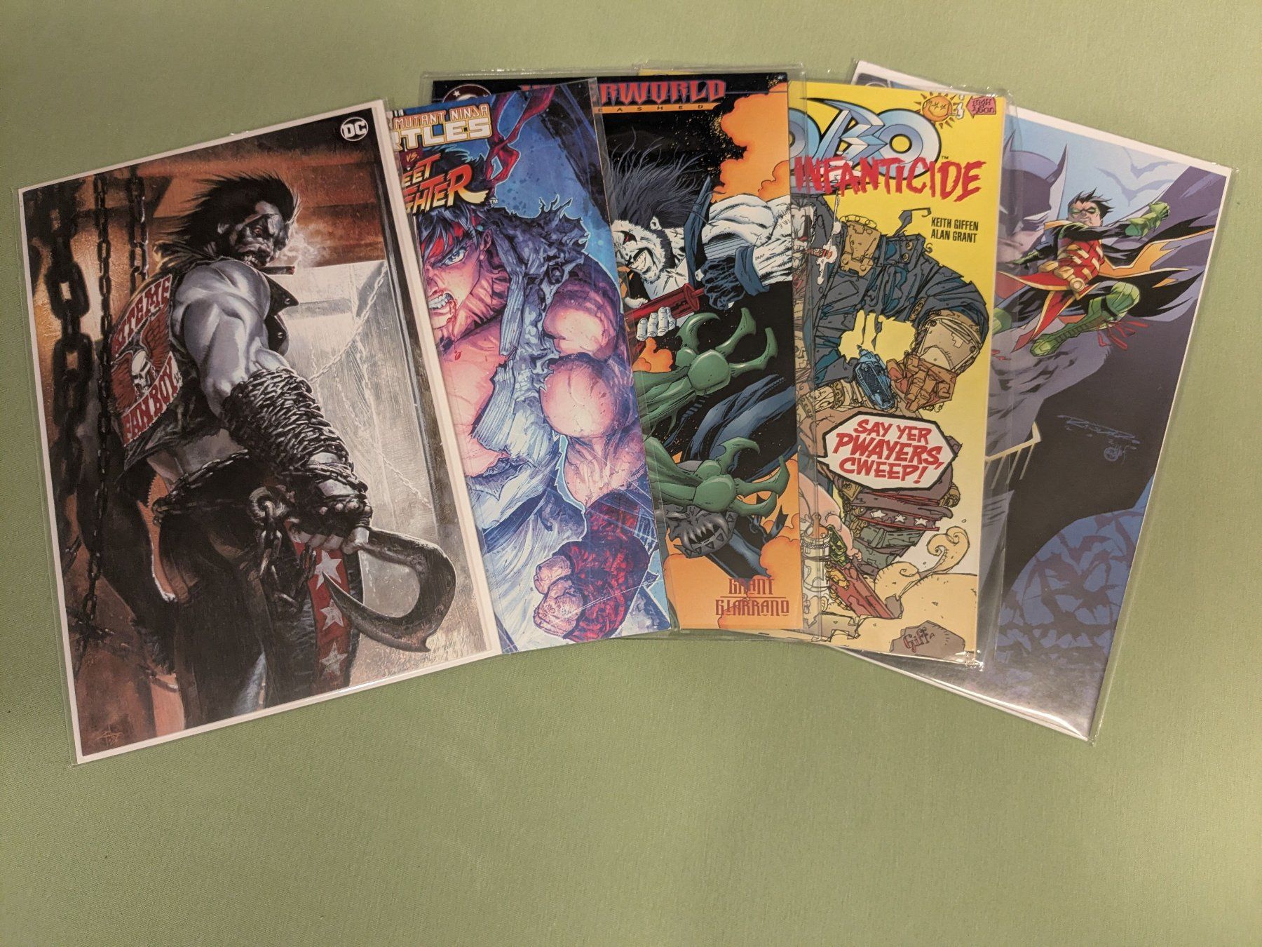 Fumetti: Comic Package #3 Lobo, Turtles, Street Fighter, Batman – Usato da Zürich venduto da axtstil