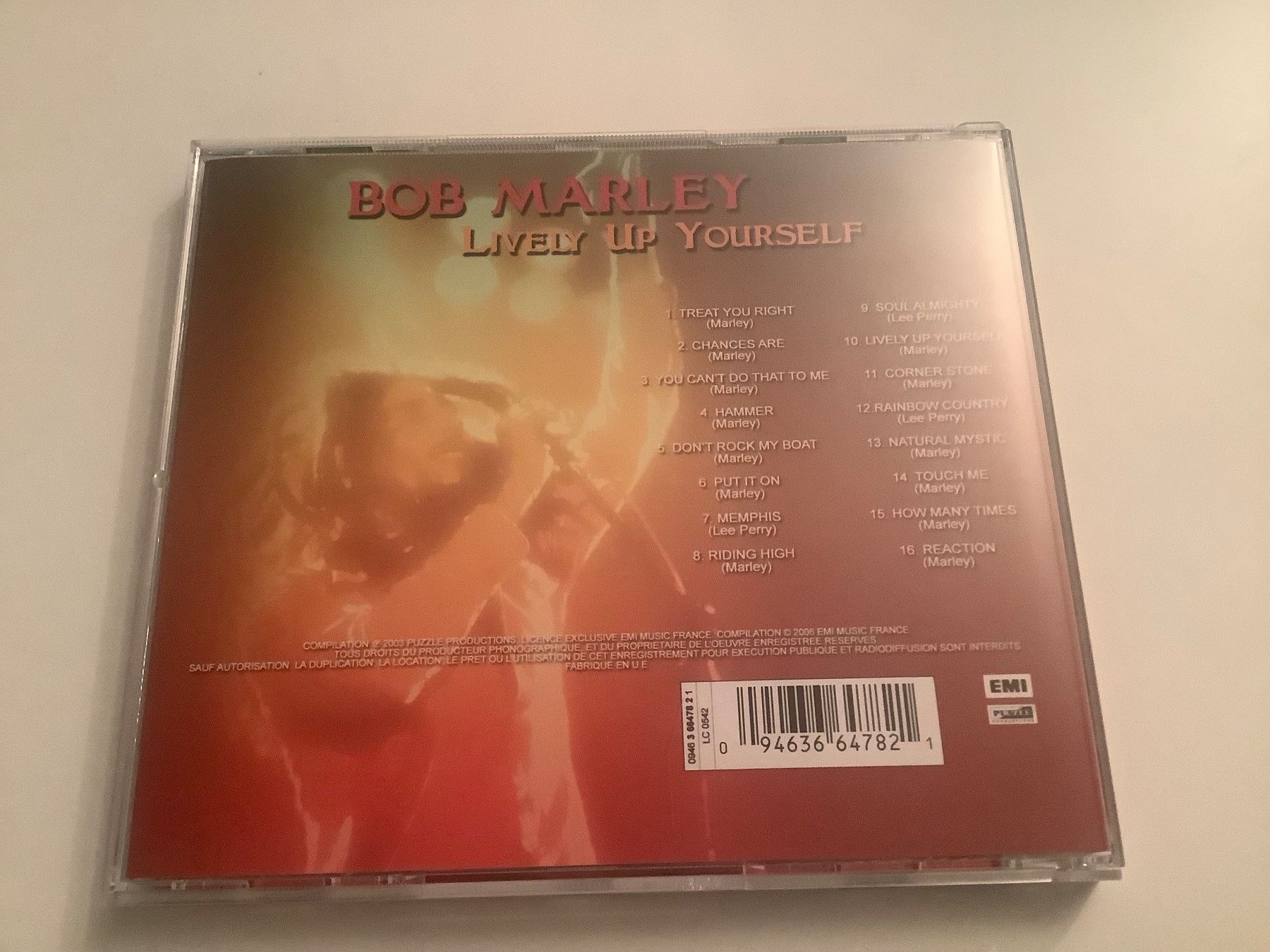 CD: Bob Marley / Lively up yourself / 2003 – Usato da Dübendorf venduto da Shreck 1
