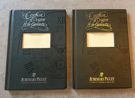 Carnets de garantie Audemars Piguet vierges