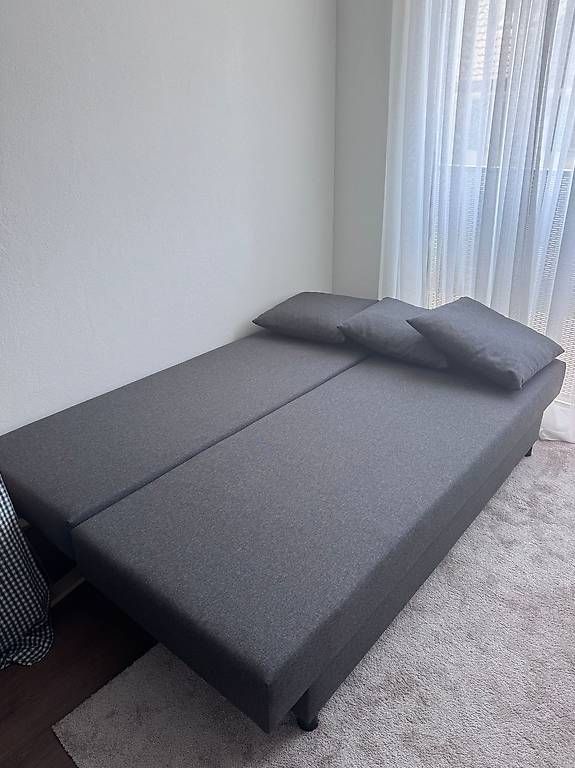 Ikea Divani: 3er-Bettsofa grau mit Stauraum – Usato da Zürich venduto da bryananthony 2