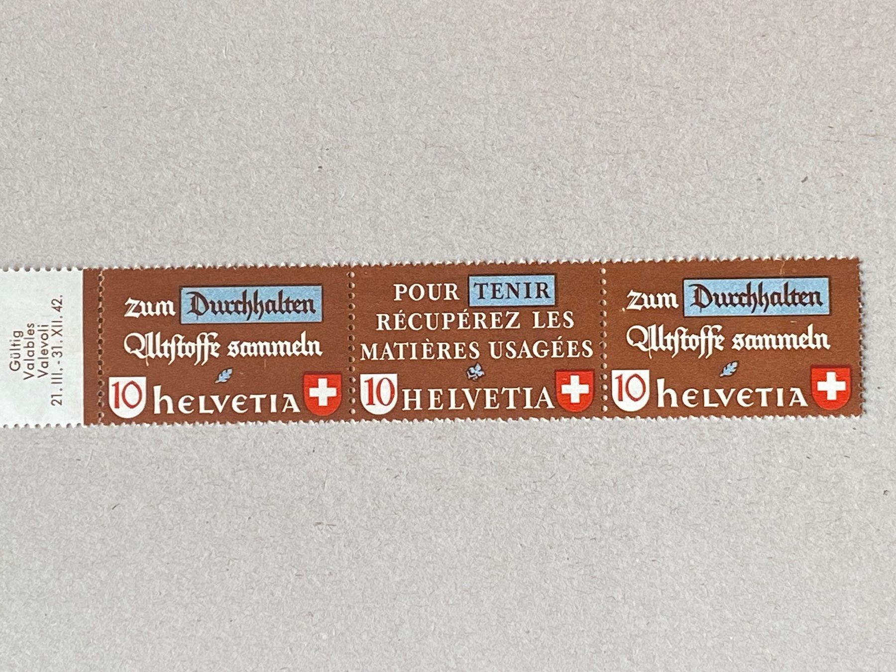 Tutti i francobolli: Z37a, postfrisch – Usato da Aarau venduto da hilde47