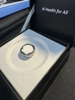 (Size 9, Silver) RingConn Gen 2 Air Smart Ring