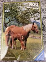 Puzzle Stute mit Fohlen und Minipuzzle Ireland