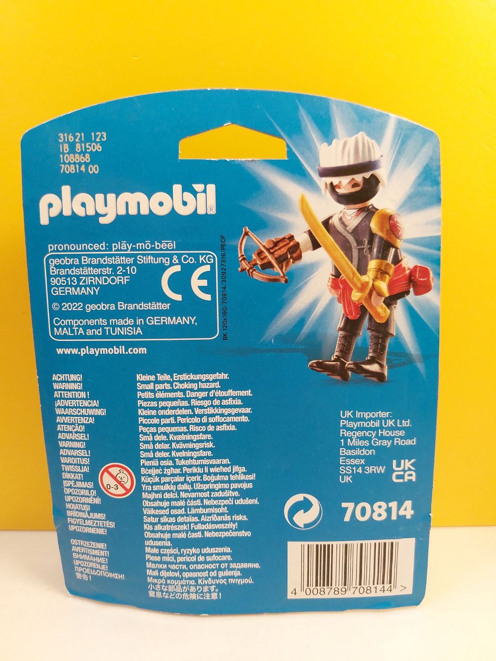 Playmobil Giocattoli: PLAYMOBIL Ninja 70814 Figur NEU – Nuovo e nell'imballaggio originale da St.Gallen venduto da TinasBauundSpiel 1