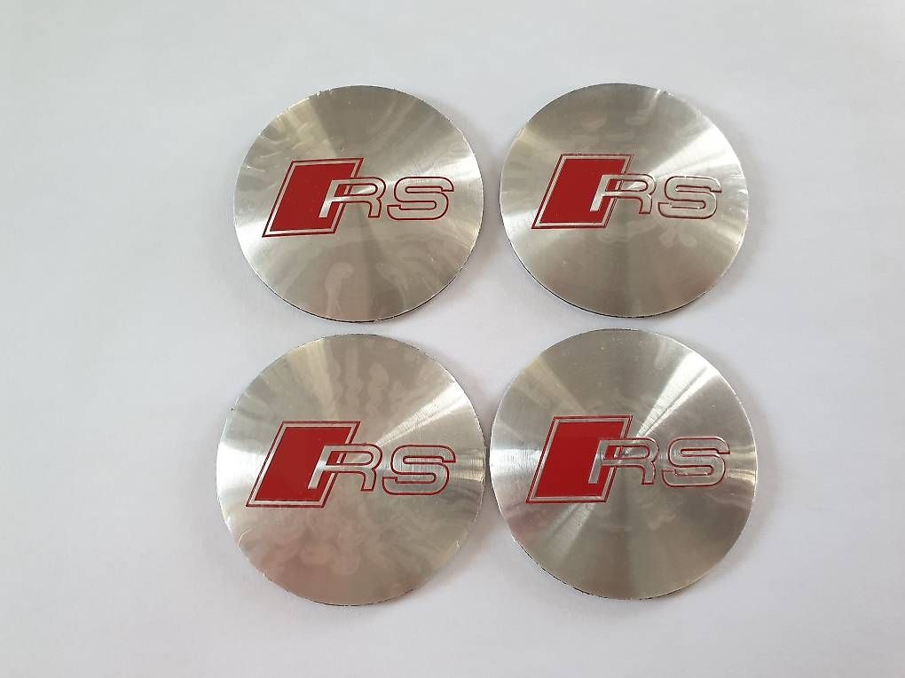 Sticker: 4er set Sticker Nabeldeckel Audi RS – Nuovo e nell'imballaggio originale da Bellikon venduto da Kekko11