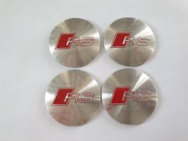 4er set Sticker Nabeldeckel Audi RS