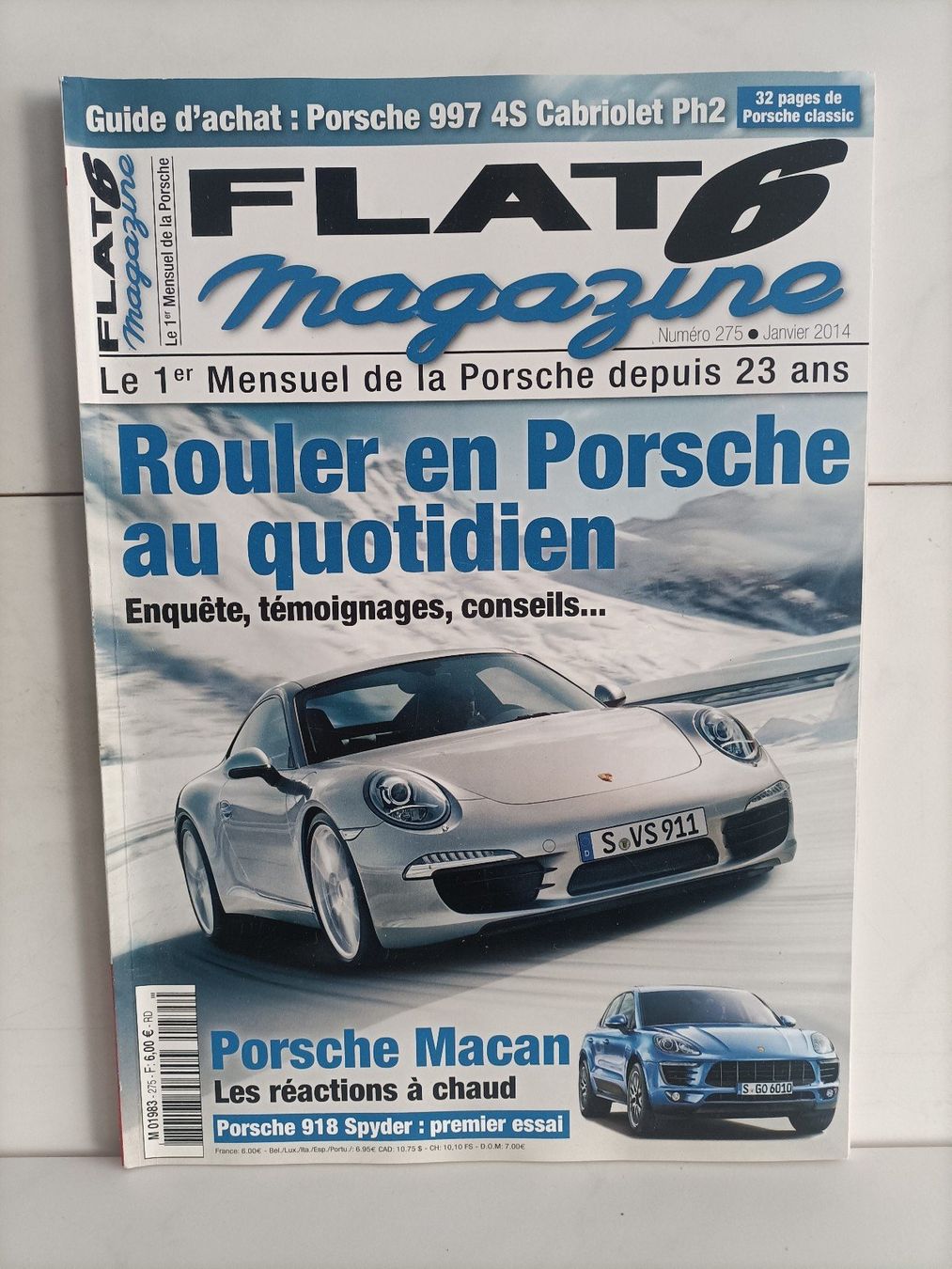 FLAT6 magazine Porsche n°275 / 997 4S Cab Ph2 Macan 918 (Gebraucht) in ...