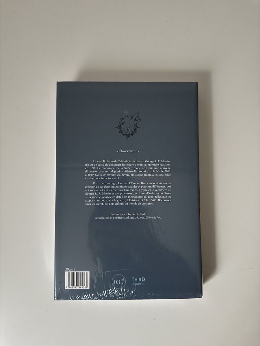 Bücher: Dans les intrigues de Game of Thrones - First Print – Neu und originalverpackt aus Ecublens VD von Kenan1024 1