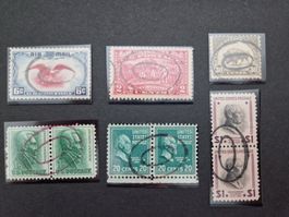 Briefmarken mit Sonderstempelung USA