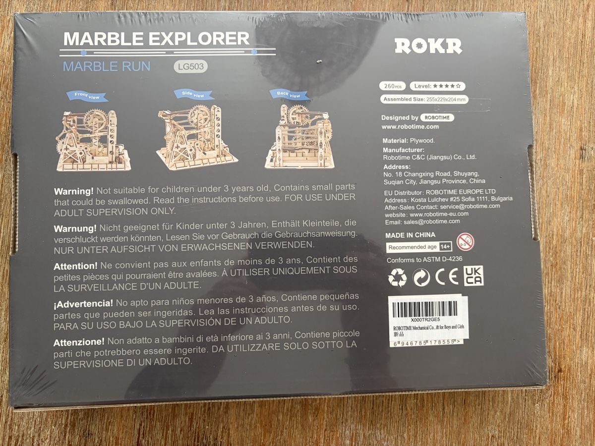 Giocattoli: Rokr Murmelbahn Holzbausatz : Explorer – Nuovo e nell'imballaggio originale da Rüti ZH venduto da revilopeter 1