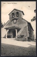 AK Céligny, An der Kirche, 1916