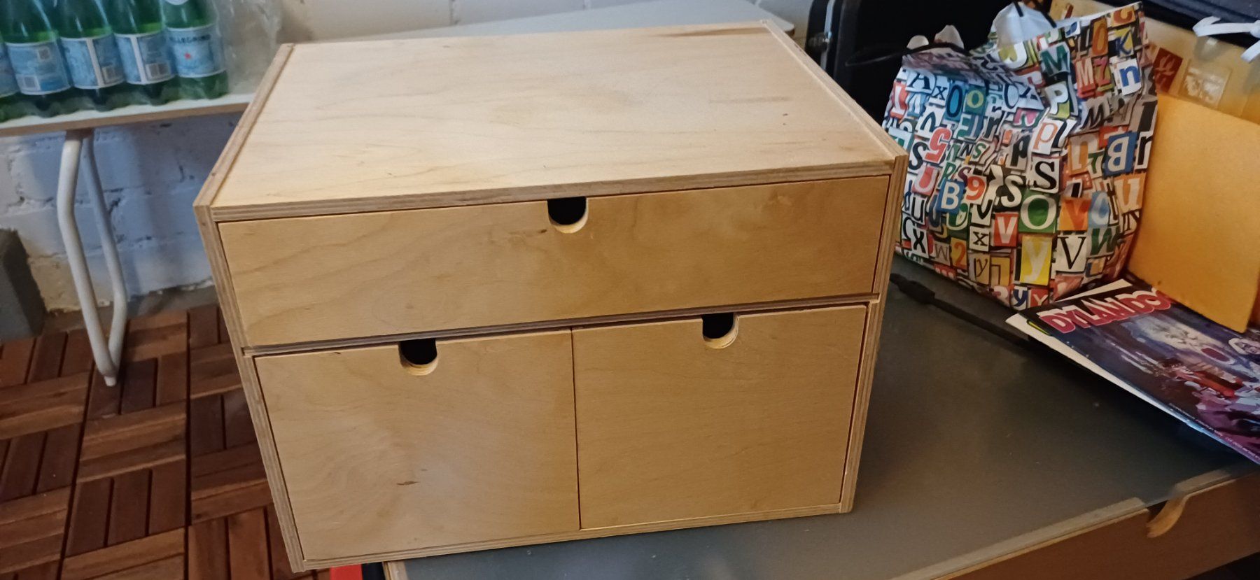 Ikea Kommoden: Holzschubladenbox natur – Gebraucht aus Utzenstorf von malibu06