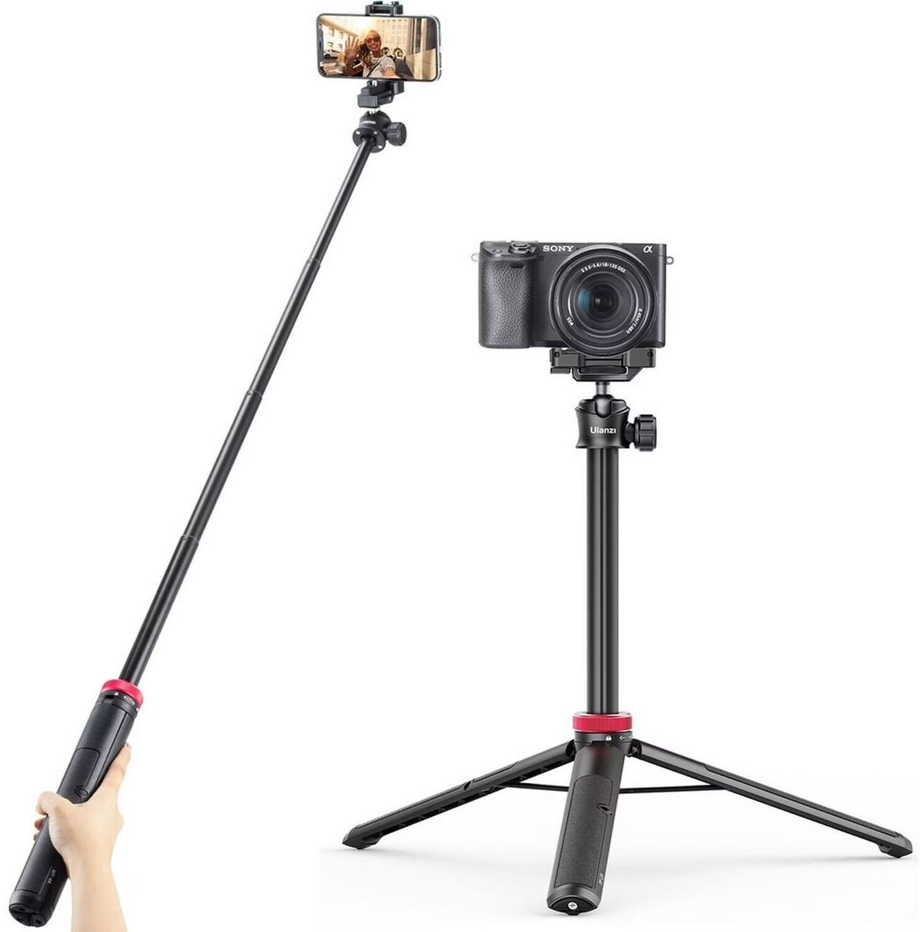 Ulanzi Staffe: Ulanzi Tripod/Selfie Stick MT-44BK – Nuovo (secondo la descrizione) da Winterthur venduto da Gian_Marco 5
