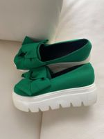 RARITÄT - edler und stylischer Damenschuh, grün, 38