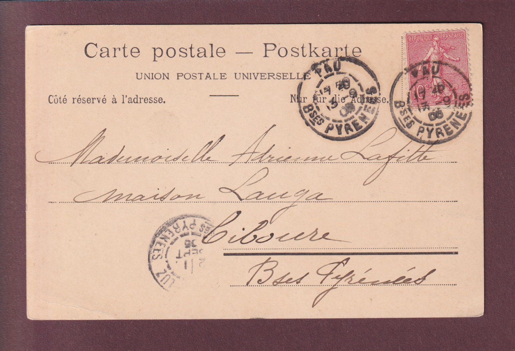 Cartoline postali: TRACHT - Appenzell - 1906 - CPN – Usato da Pully venduto da nicecards 1