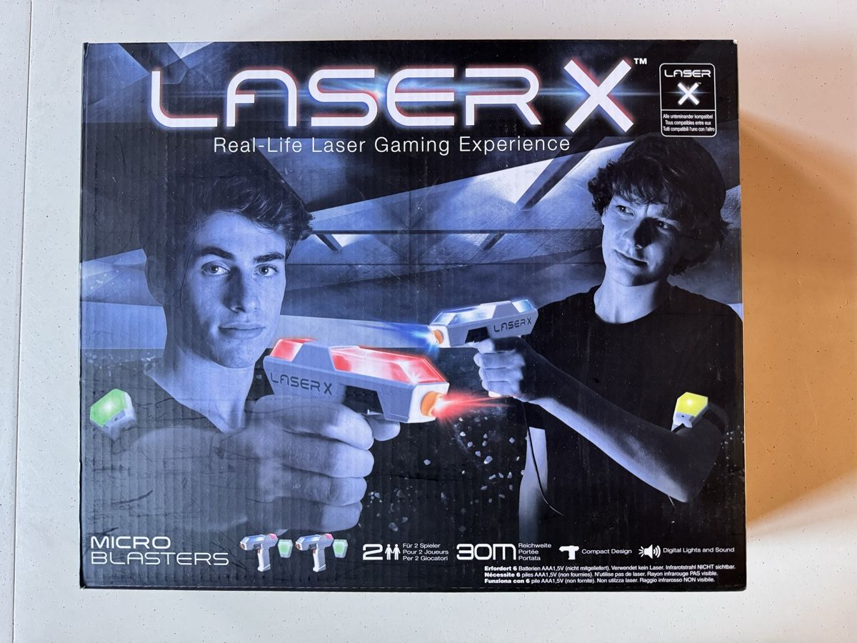game&watch Giochi: Laser X Micro Blasters Set im Karton neuwertig – Usato da Tägertschi venduto da Atina00 1