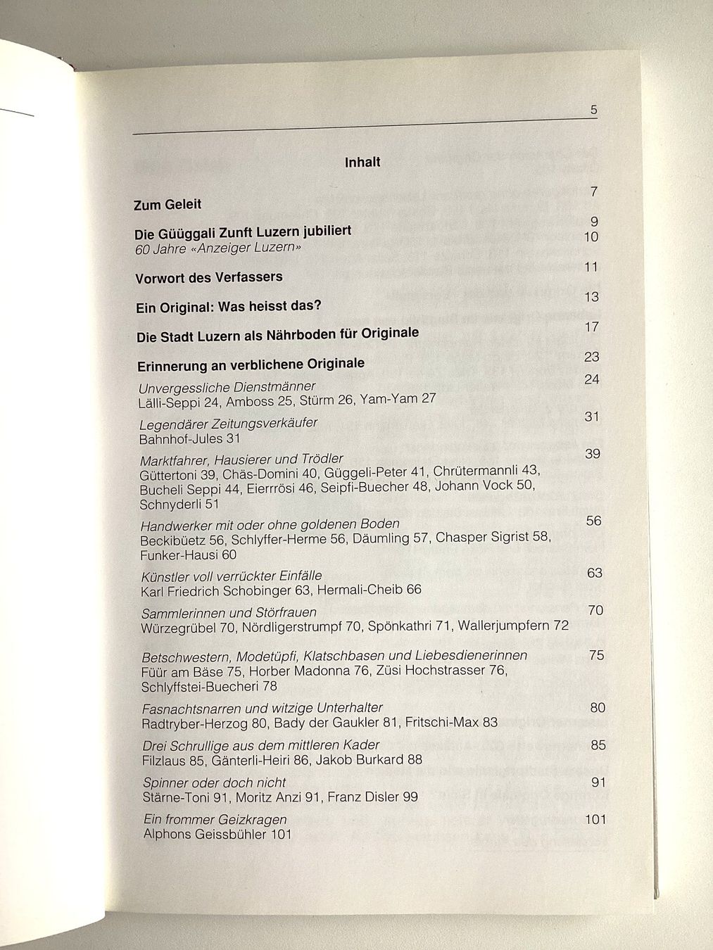 Libri: LUZERNER Originale 1988 – Usato da Hünenberg venduto da Ecila 1