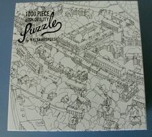 City Sketch Puzzle 1000 Teile von Kylskapspoesi Schweden