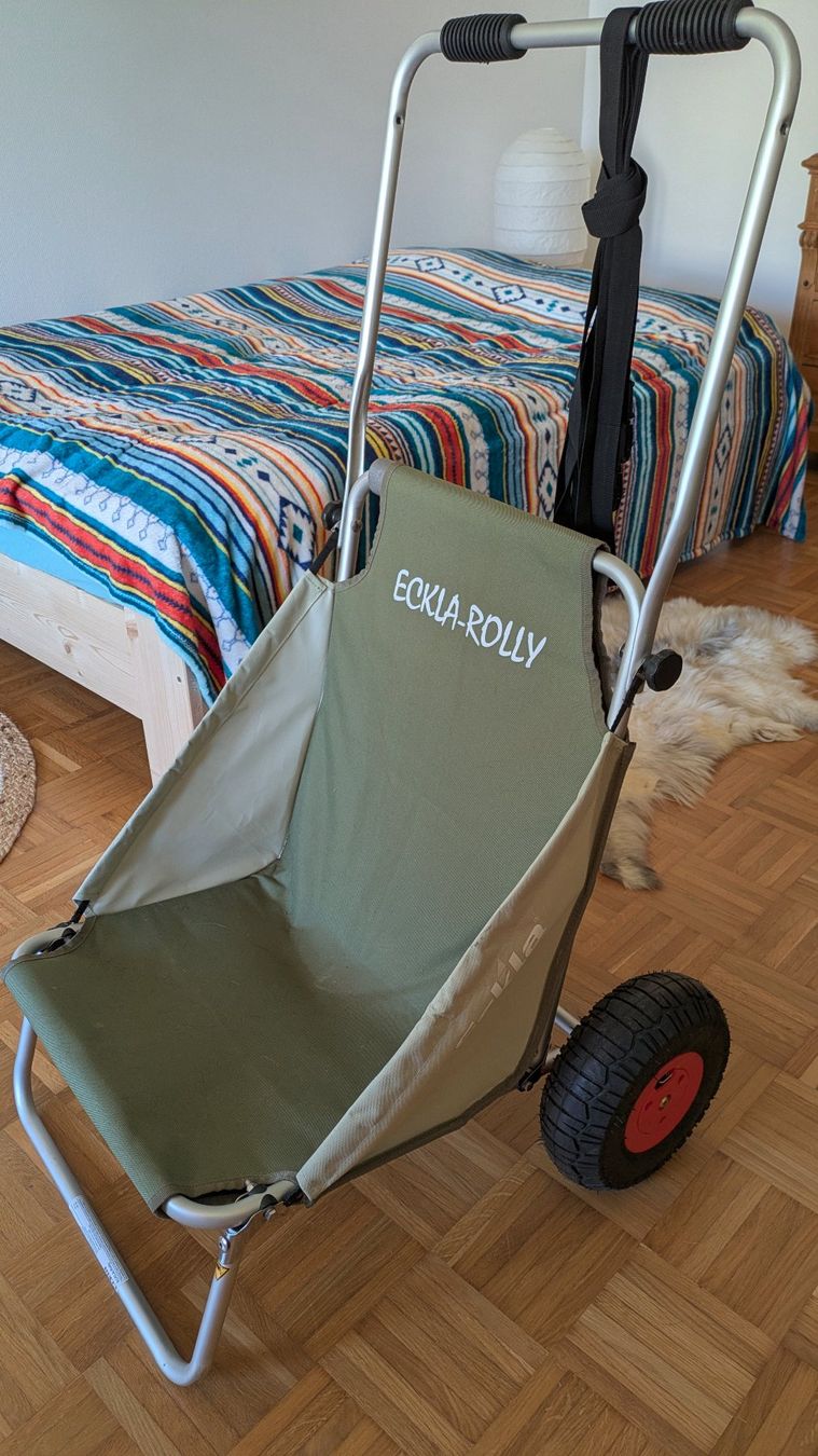 Barche: Kajak Nortik Scubi Speed & Eckla Transportwagen – Usato da Bütschwil venduto da erlenzeisigschwarm 2