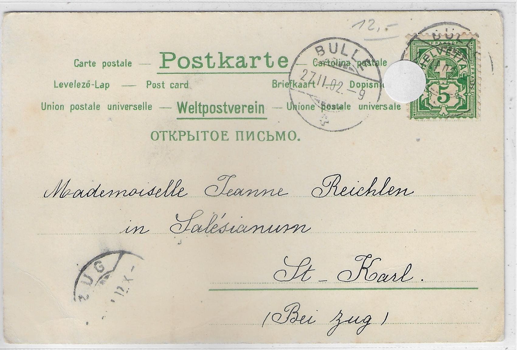 Cartoline postali: Kleines Mädchen - Jugenstil Litho – Usato da Ettingen venduto da Kartenplanet 1