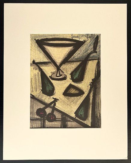 Grafica & Litografie: Bernard Buffet - Stillleben - Original-Lithographie Vintage – Nuovo (secondo la descrizione) da Ponte Tresa venduto da 11GalleriaAlterEgo11 1