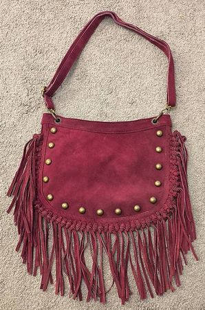 Promod Boho Fransentasche  Echtleder (Rindsleder)