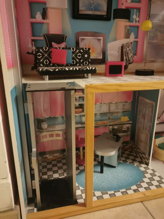 Barbie Haus Holz Xxl