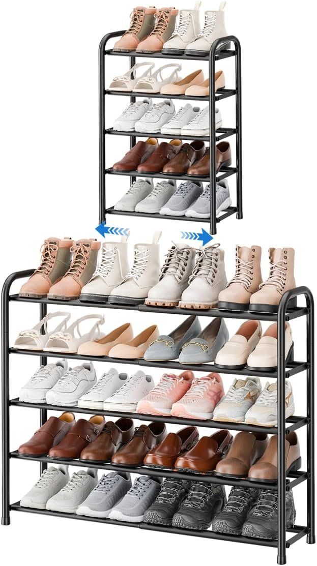 Guardaroba: Schuhregal, 5 Ebenen 45-83 cm – Nuovo e nell'imballaggio originale da Nuglar venduto da SaleRitter 1