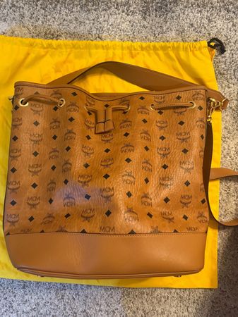MCM Dessau Drawstring Beuteltasche Large