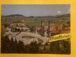 Einsiedeln, Klosters mit Klosterplatz und Sihlsee