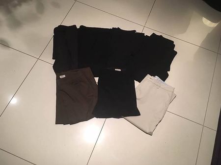 6 pantalons de marque 36-38