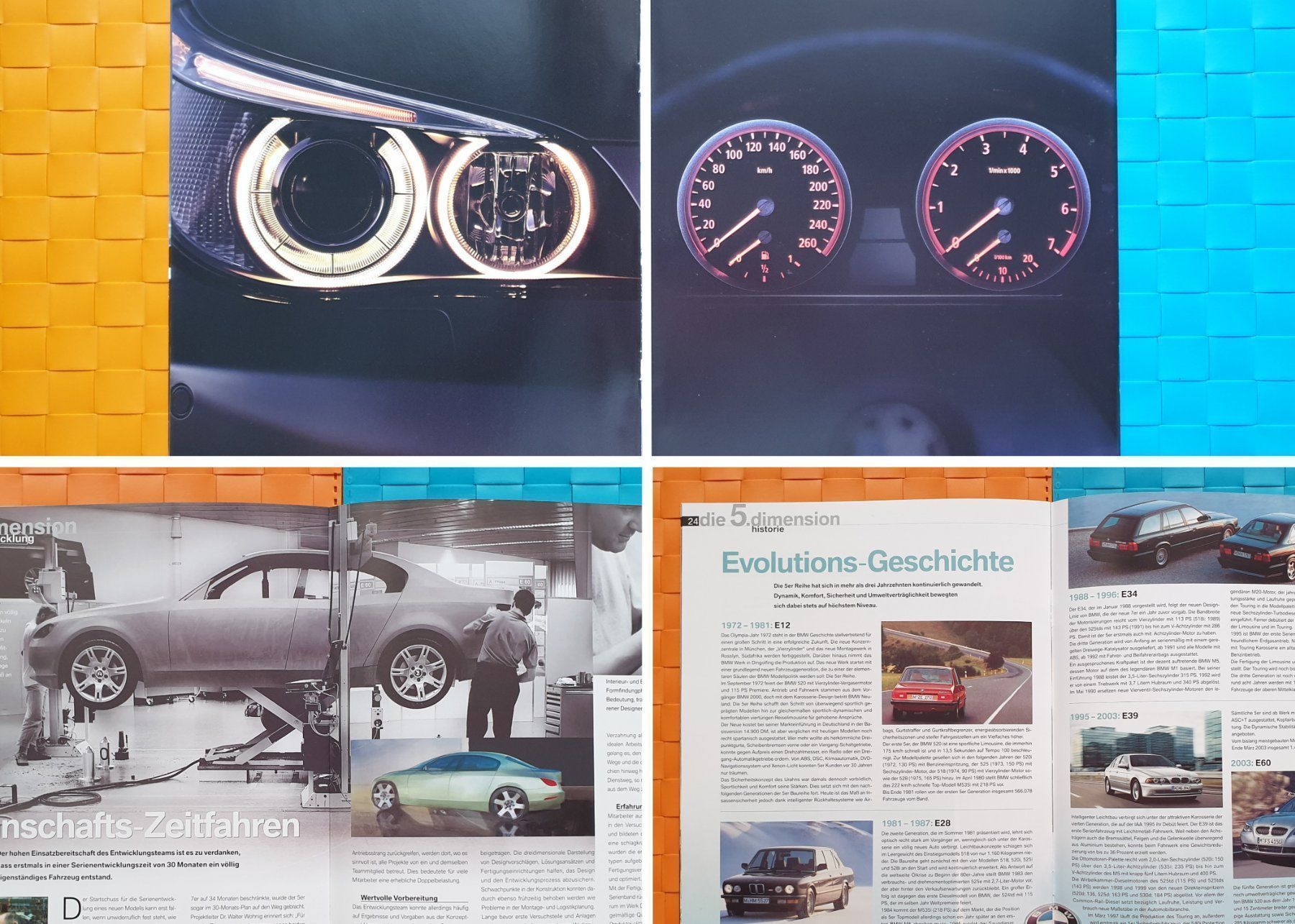 Riviste & Magazine: BMW 5er E60 - Pressemappe / Press-Kit / Prospekt / Konvolut – Usato da Viganello venduto da CARLiteratur 6