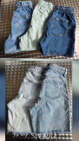 Kleiderpaket 5 kurze Jeans Hosen gr. 170 von H&M