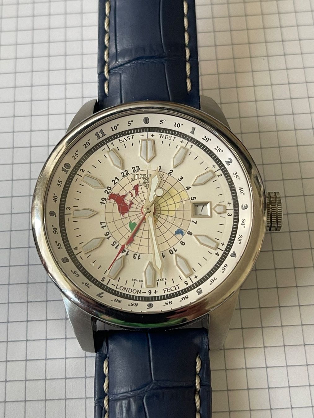 Orologi: Justex Herren Uhr Akropolis GMT – Usato da Binningen venduto da Raymanfisch