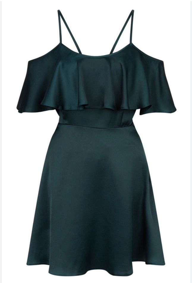 New Look Kleider: Robe mini verte New Look effet satiné - Taille 36 – Gebraucht aus Geneve von Margot_22 1