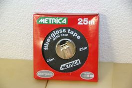 fiberglas Messband 25m von metrica, OVP