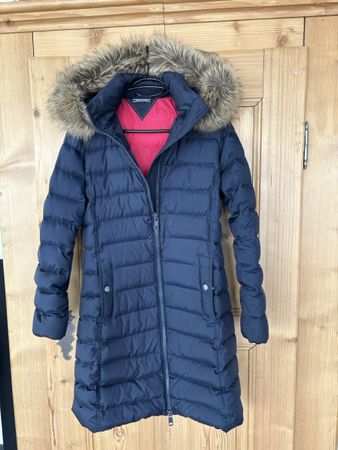 Dunkelblauer Tommy Hilfiker Daunenmantel Gr.S